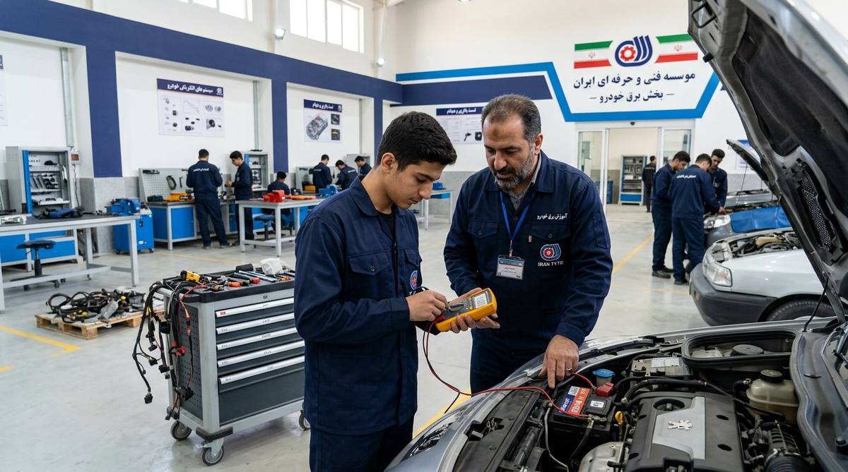 آموزش برق و الکترونیک خودرو در ماهان خودرو